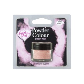 Rainbow Dust Edible Matt Powder Dust Colour 4g Dusky Pink