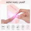 VSALON Mini UV Light for Gel Nails, Flash Curing Light