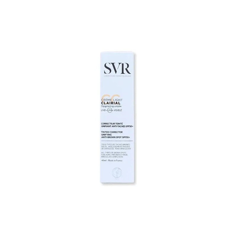 Svr Clairial Cc Crema Antimanchas Fps50+ 40ml Tono Light
