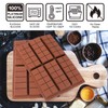 Palksky Chocolate Bar Mold Deep, 2PCS Silicone Chocolate Molds Thick