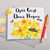 Welsh Language Tassel Embellished St David's Day Greeting Card, Saint