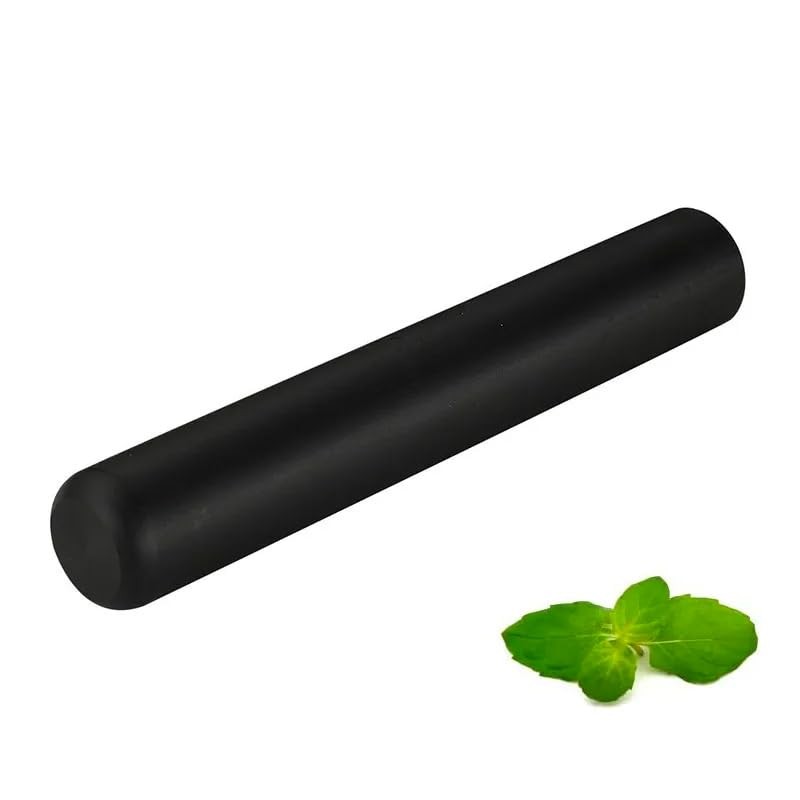 Professional Cocktail Muddler-The Best Bar Tool for Old Fashioned (Black)