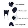LANGZHEN Bonito gorro de invierno con pompones para bebés y