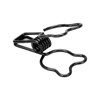 100Pcs Binder Clips Cute Bear Hollow Strong Clamping Force Metal