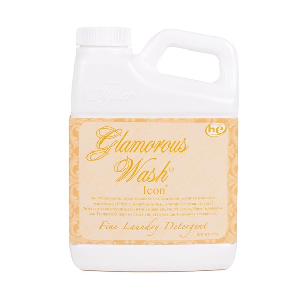 Icon Glamorous Wash 16 oz Fine Laundry Detergent by Tyler Candles