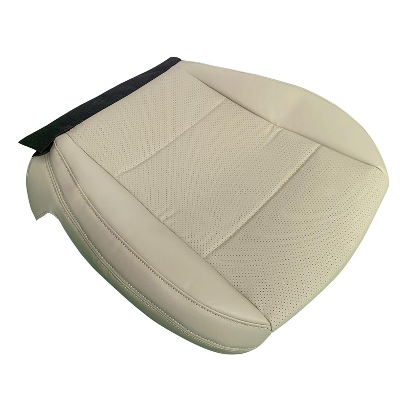 SHTLYH Driver Bottom Microfiber Leather Perforated Seat Cover Fit for