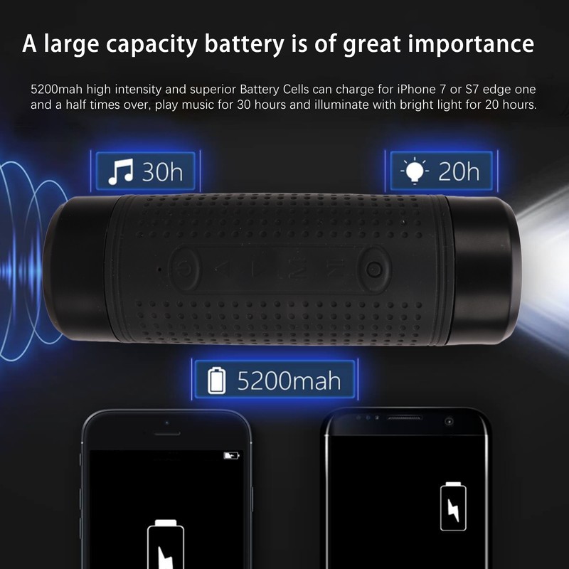 Smart Outdoor Speaker Stylish Waterproof HiFi Lossless Sound Wireless Bluetooth