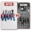 SPEEDWOX Magnetic Screwdriver Holder Heavy Duty Pliers Metal Screwdriver Organizer