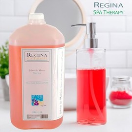 Regina Spa Therapy-Jabón para manos de uso hotelero hecho a base de esencia de moras y vainilla. 5 litros. Suavidad Aromática: Jabón de Manos para una Experiencia Sensorial