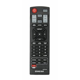 AKB73575421 Replaced Remote fit for LG Sound Bar NB4530B NB3532A NB3530A NB3531A NB3520A2 NB4543 NB5540A NBN36 NB3520ANB NB3530ANB NB4532B NB4530B NB4530A NB4540 NB4542