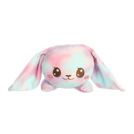 Aurora® Vibrant Spring Squishiverse™ Tie Dye Bunny Stuffed Animal - Decorative Charm - Endless Fun - Multicolor 8.5 Inches