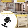 UBANU 8Pcs Cabinet Latches, Zinc Aolly Double Roller Catch Hardware