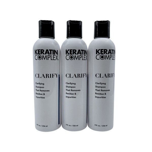 Keratin Complex Clarify Clarifying Shampoo 8 OZ Set of 3