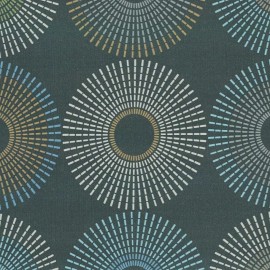 Designtex lumi Forge, grays, blues, aquas  modern Print VINYL Upholstery Fabric