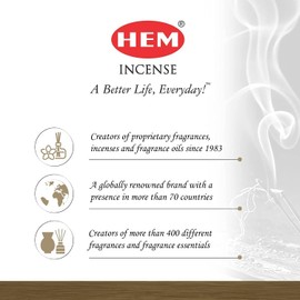Hem Incense Sticks |Good Luck, Call Money, Fast Luck, Call Client, Attracts Money, and Money Drawing. |Pack of 6 hexa tubes | Total 120 Sticks|GIFT PACK|