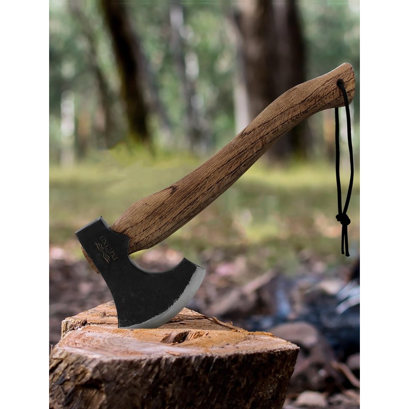 JXE JXO Hatchet, 14.5" Camping Axe 1065 High Manganese Steel