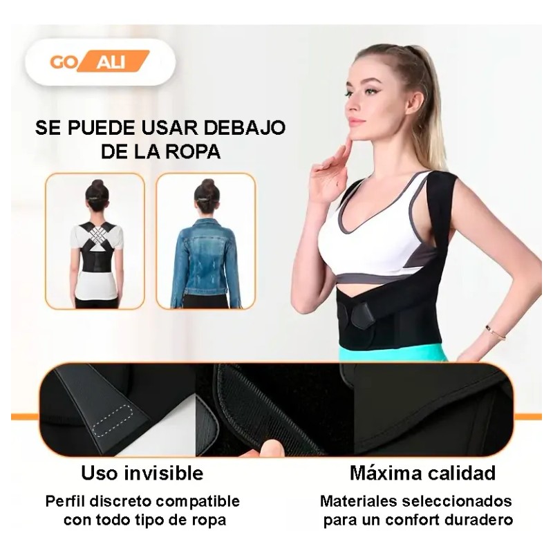 Faja Ortopédica Correctora De Postura Unisex Calidad Premium