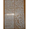 unknown Journal Stencils Starter Set Plastic DIY Crafting Drawing Templates
