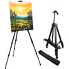 RRFTOK Art Painting Display Easel Stand，Aluminum Metal Adjustable Artist Easels