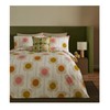 Orla Kiely Bedding - Abacus Flower 100% Cotton Duvet Cover Set - Sunrise (1 Pair Pillowcase (50cm x 75cm))