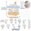 GRULLIN Blue Little Dumpling Baby Shower Cupcake Topper with Themed