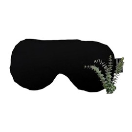 Sinus Flax Pillow for Natural Relief (Black - Breathe Herbal Blend)