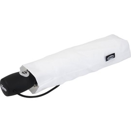 iX-brella Lightweight solid pocket umbrella with automatic open/close mechanism - mid class, White, Automatic pocket umbrella