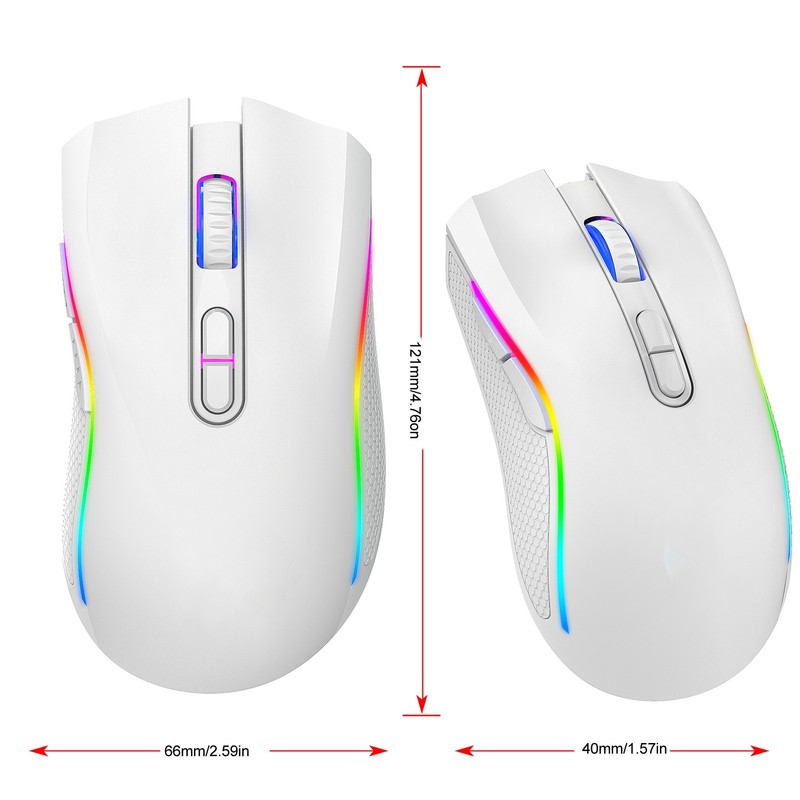 Wireless Mouse 2.4G USB Receiver 800 to 4800 DPI Ergonomic