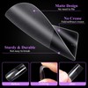 Becellen Pack of 500 Artificial Nail Tips, Soft Gel Nail