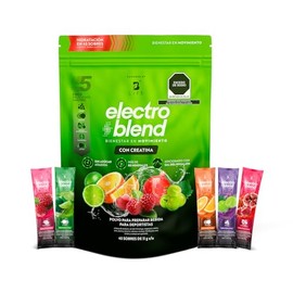 B Life Electrolitos con Creatina | 5g de creatina monohidratada por porción | 45 sobres | Sin Azúcar Ni Colorantes Añadidos | Más de 80 Minerales | 495g | Electroblend Con Creatina.