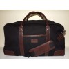 Trafalgar NEW TRAFALGAR FLIGHT CARRY-ON 20" CANVAS & LEATHER DUFFEL