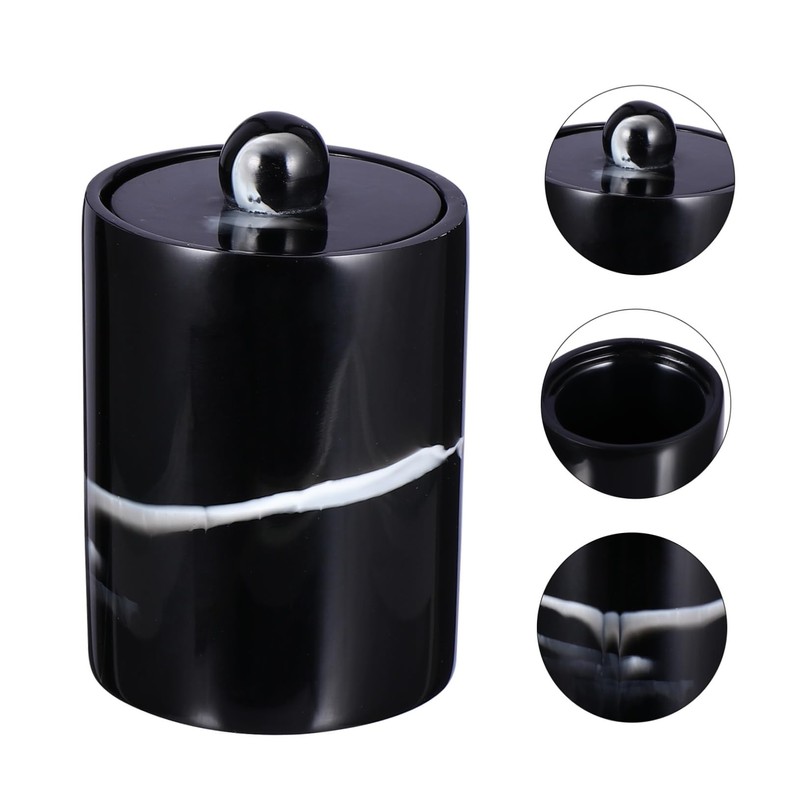 Ciieeo Toothpick Box Cotton Swabs Holder Portable Case Dispenser for