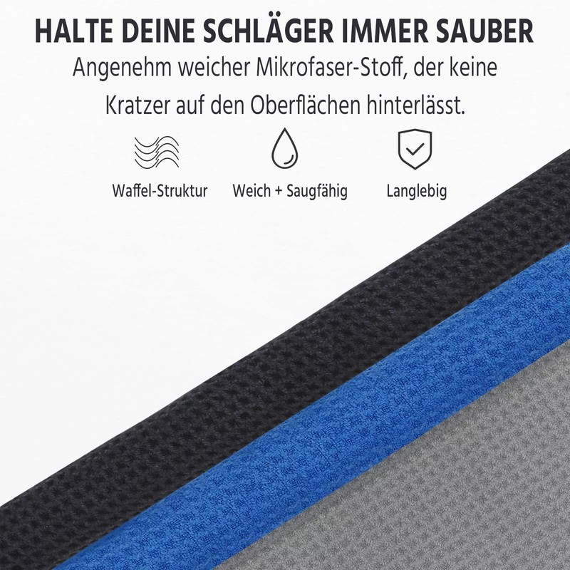 Golfball-Uhu Microfibre Waffle Design Men's Women's Golfball-Uhu Towel Golf Towels