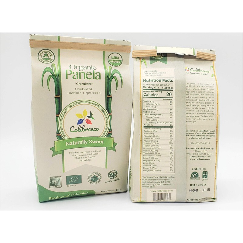 Organic Panela - Made in Colombia (2 Pound)