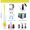Set de 9 Pcs Cepillos de Limpieza, Mango Largo Desmontable