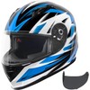 VCAN VX Lightweight Full Face Motorcycle Street Bike Helmet with