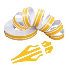 TOMALL 32ft (9.8m) Stripe Stickers for Car Hood Body Side Auto Racing Sport Pinstripe Tape Stripe Decals for Car Bumper Skirt Roof Universal Modified Decoration (Yellow)