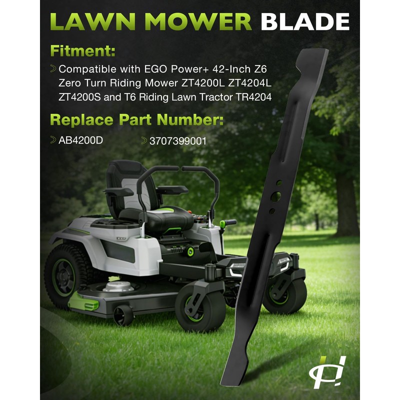 HQPASFY AB4200D Mower Blade Set of 2, 21" Mulch Lawn