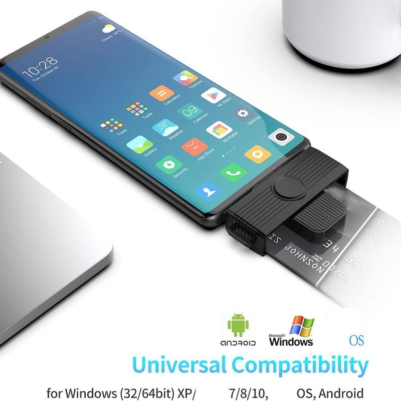 Snblzhef USB Smart Card Reader Memory ID Bank EMV Electronic