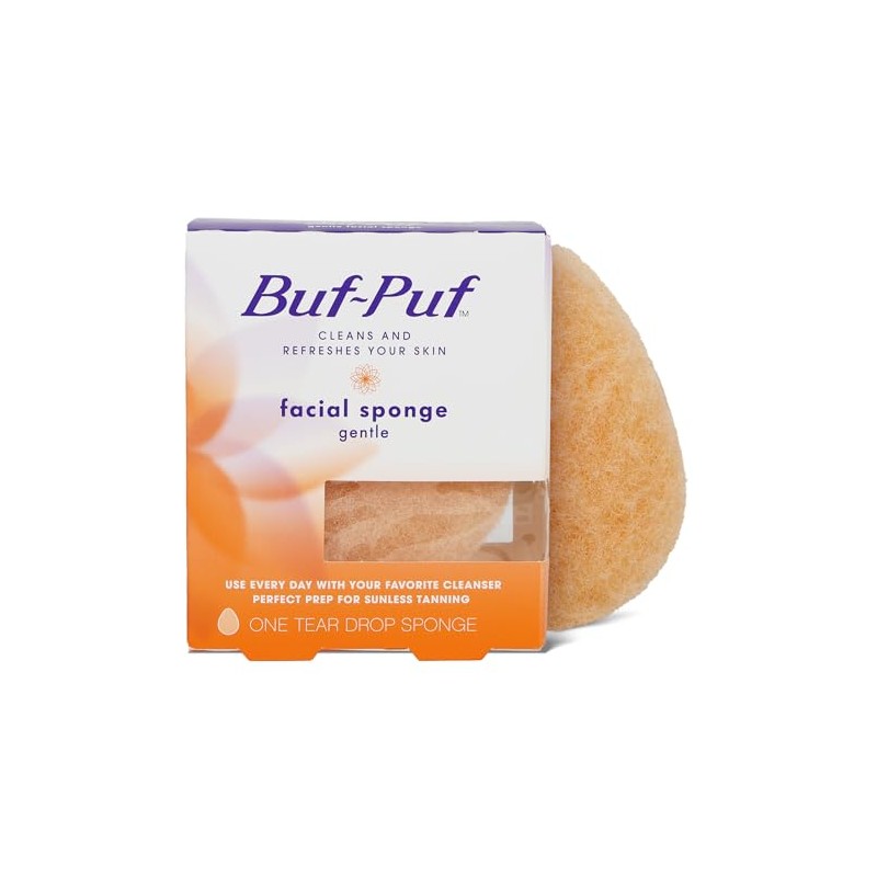 Esponja facial suave Buf-Puf, exfoliante, dermatólogo, 1 unidad