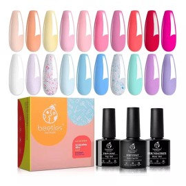 Beetles Gel Polish Kit De 20 Esmaltes De Uñas De Gel Semipermanentes