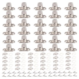 NICENEEDED 30 Sets Twist Lock Fasteners, Turn Buckle Button Fastener, Handbag Hardware Accessories Bag Clasps and Closures Supplies for Bags Making Twist Locks for Boat Canopy Canvas Cover