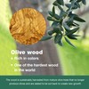WONDERFUL 100% Natural Olive Wood Long Handle Spoons for Coffee,