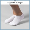 Snocks Unisex Trainer Socks Ankle Kids, 3 x white +