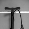 Manija de Bomba de Inflado Ergonómica, Plástico Negro Resistente