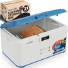 SereneLife Locking Storage Container Bin - 21 Gallon Large Capacity