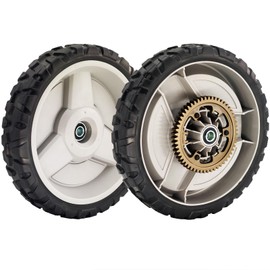 SENZHAO 501067001 588251401 11-inch Lawnmower Wheels for 585265604, 585265602 Compatibles with HU725AWDH, HU725AWDHQ, HU800AWDH for Walk-Behind Mowers, 2 Pack