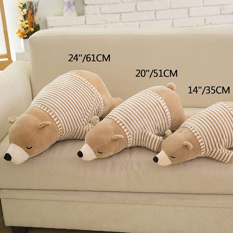 MMTTAO Polar Bear Plush Toys 14 Inch Stuffed Animals Dolls