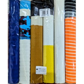 Cricket Bat Grip Replacement Rubber Handle Assorted Styles Colour Pack Of 6