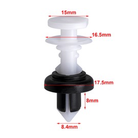 OAUTOO 20pcs Pillar Rocker Panel & Floor Retainer Clip for 91561-SJD-003 Honda & Acura